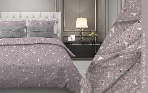 КПБ Бязь Гост Арт. 122-1/10 треугольники (пл. 140 г/м)